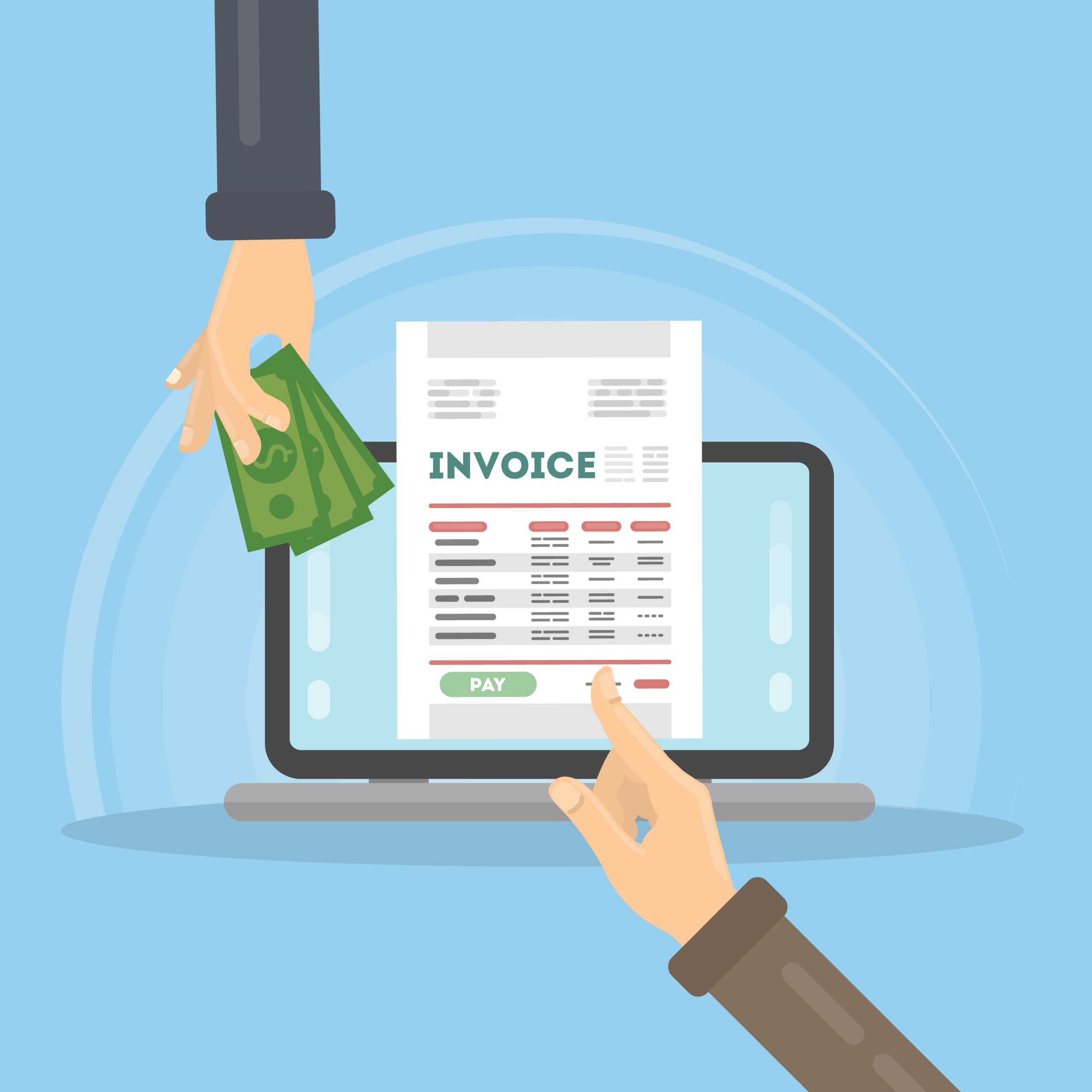 invoice concept illustration.