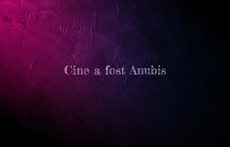 cine a fost anubis