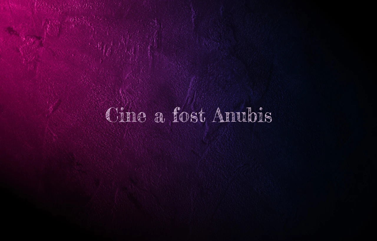 cine a fost anubis