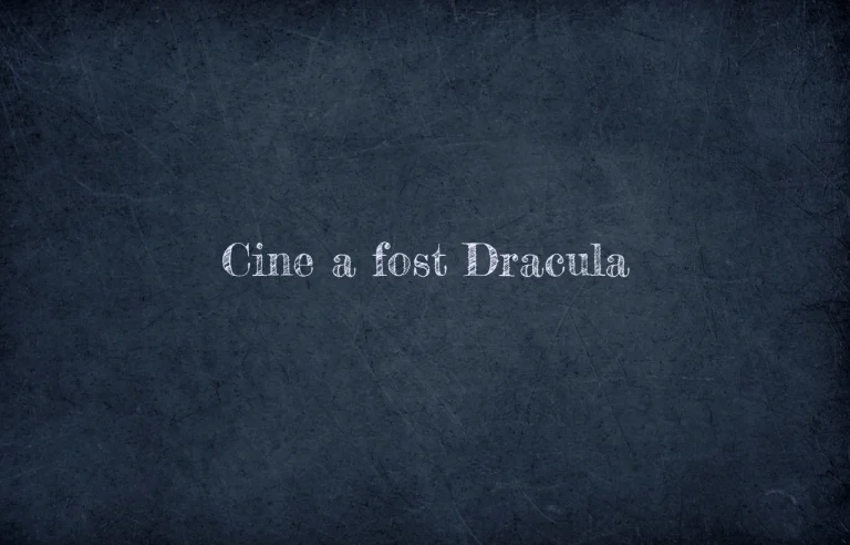 cine a fost dracula