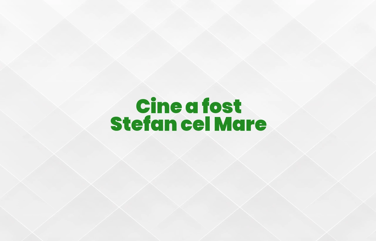 cine a fost stefan cel mare