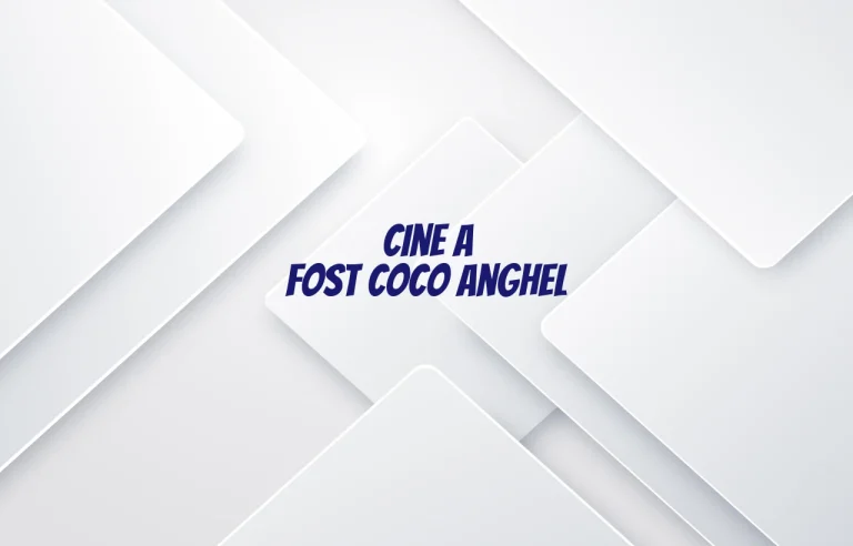 cine a fost coco anghel