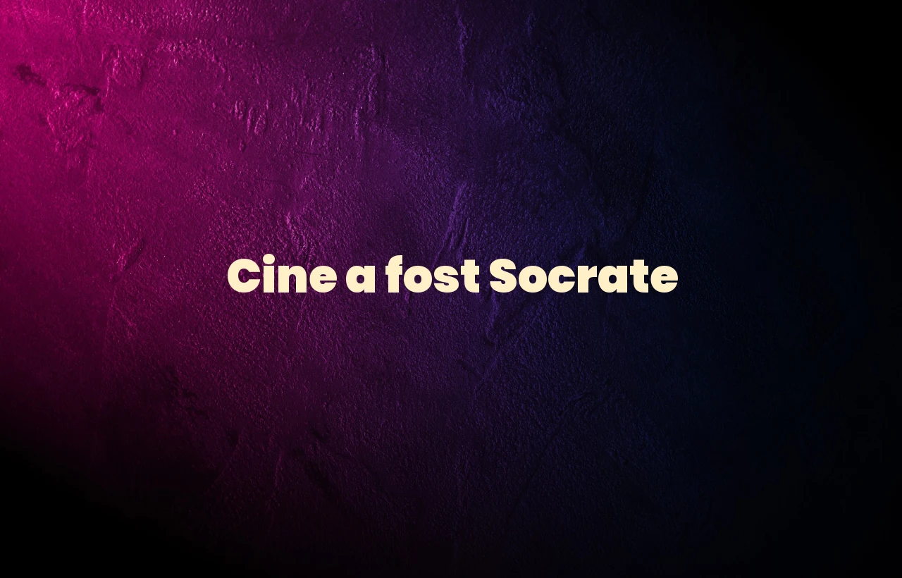 cine a fost socrate